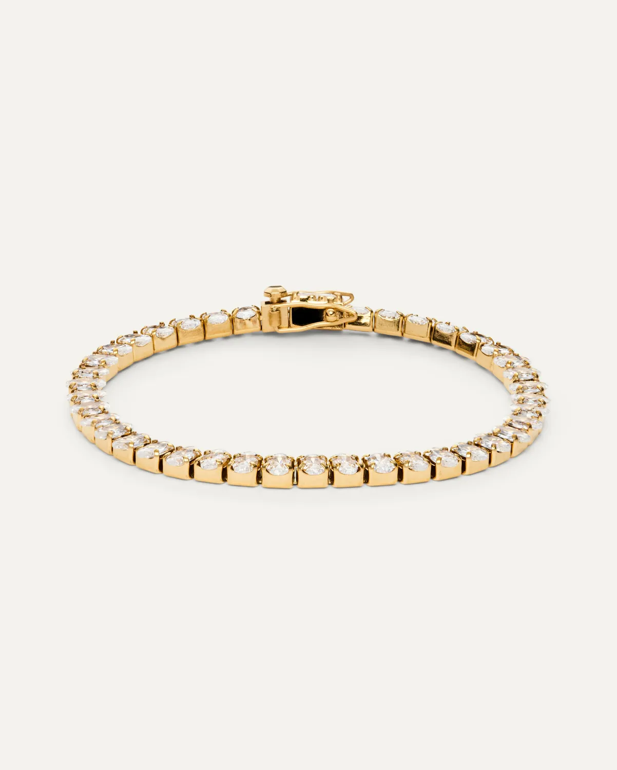 Mockberg Tennis armbånd gull cubic zirconia