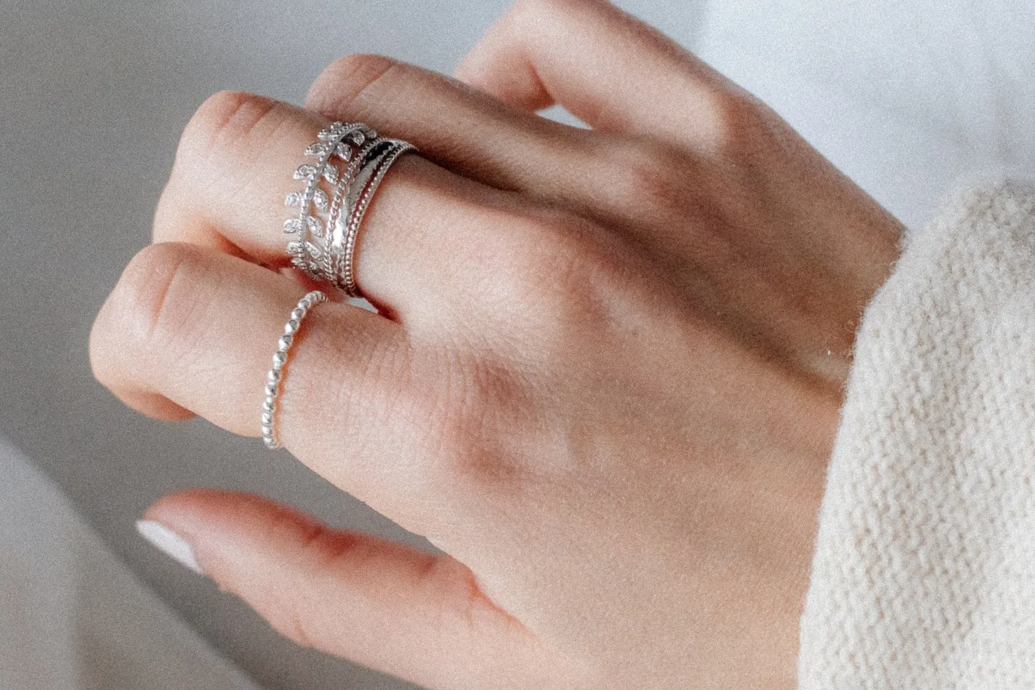 Eremis Damien ring 925 sølv str 52–60