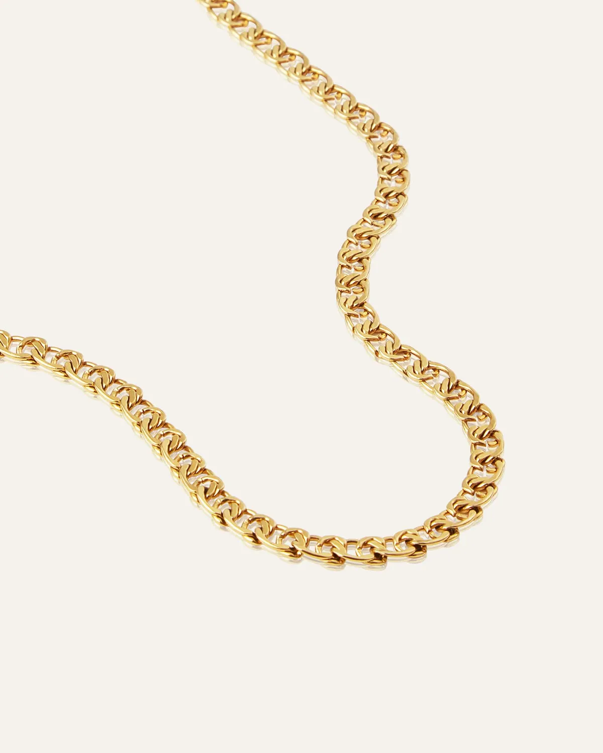 Mockberg Infinity Necklace halskjede gull 400+50 mm vanntett