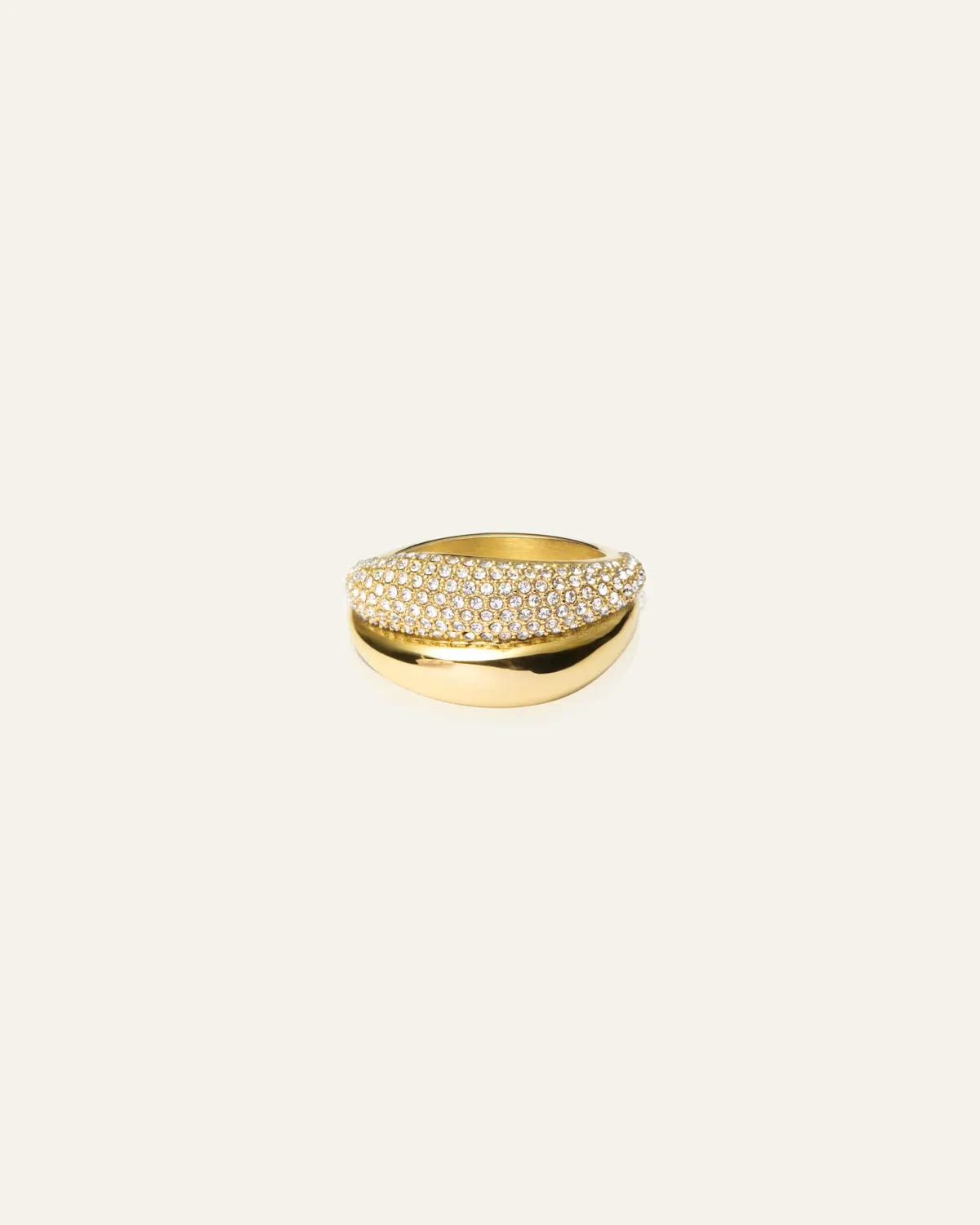 Mockberg Pavé Daring ring gull 50