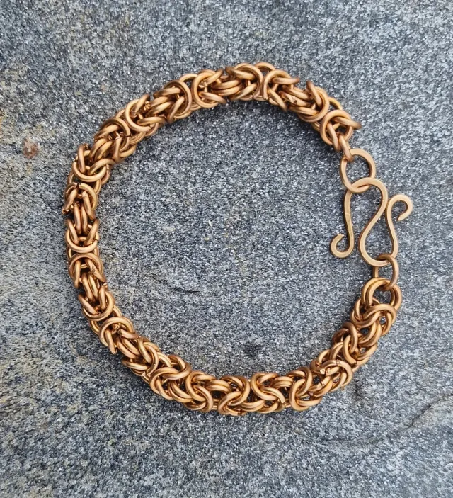 Kunstnerbonden Kongelenke armbånd bronse 19 cm
