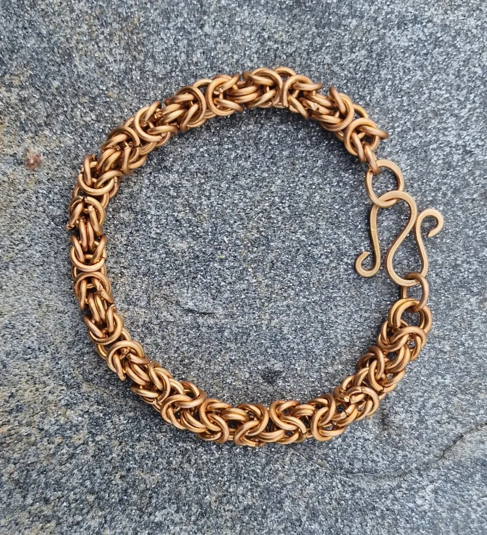 Kunstnerbonden Kongelenke armbånd bronse 19 cm