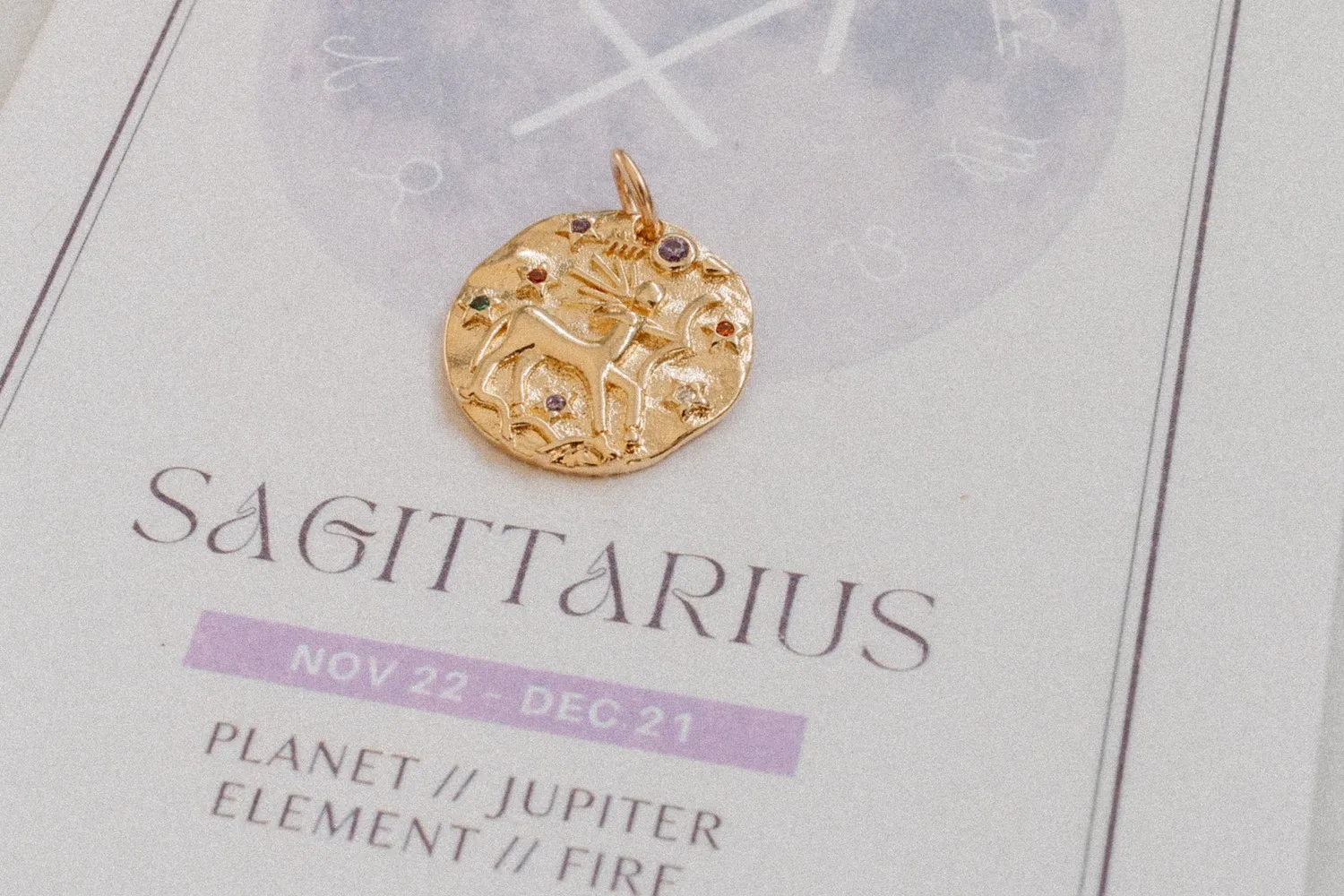 Eremis Astro Sagittarius charm stjernetegn 15mm