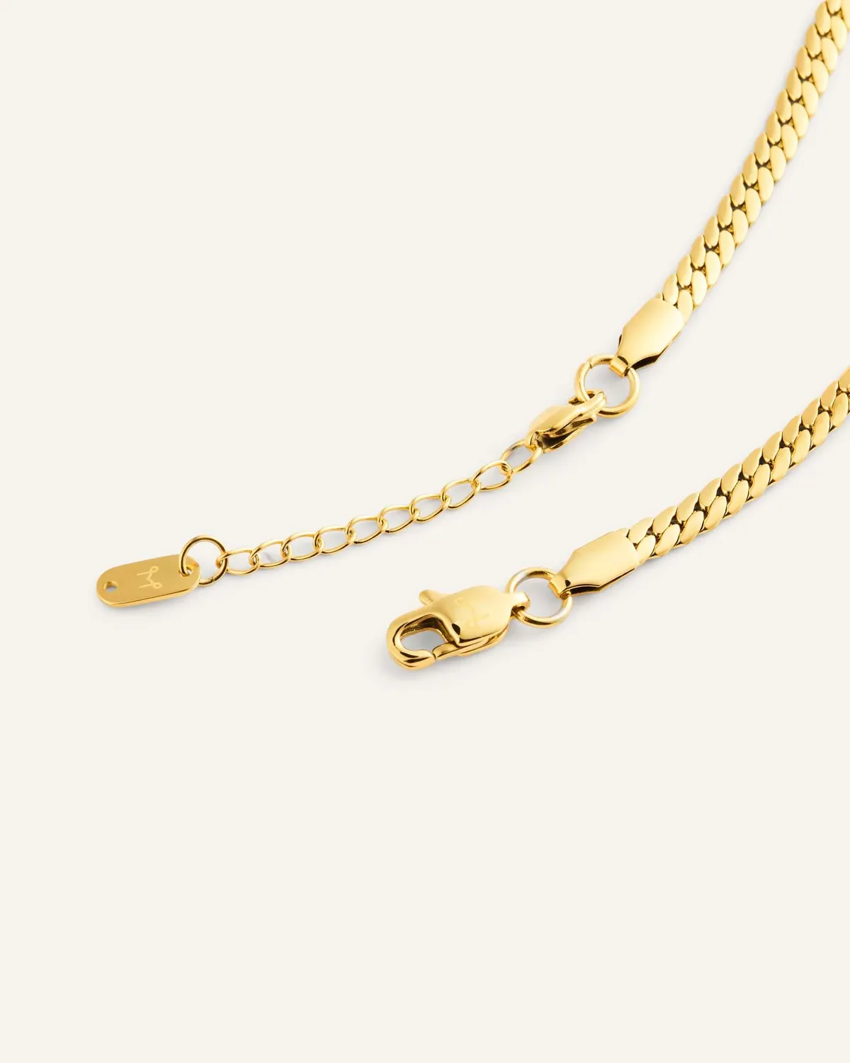 Mockberg Serpentine Chain Bracelet armbånd M gull