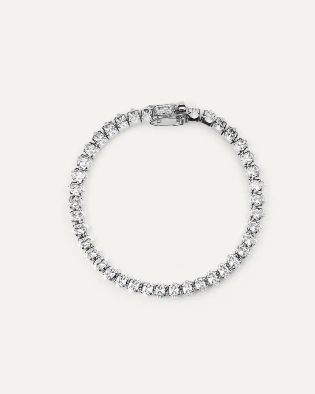 Mockberg Rose Steel armbånd sølv 170 mm medium