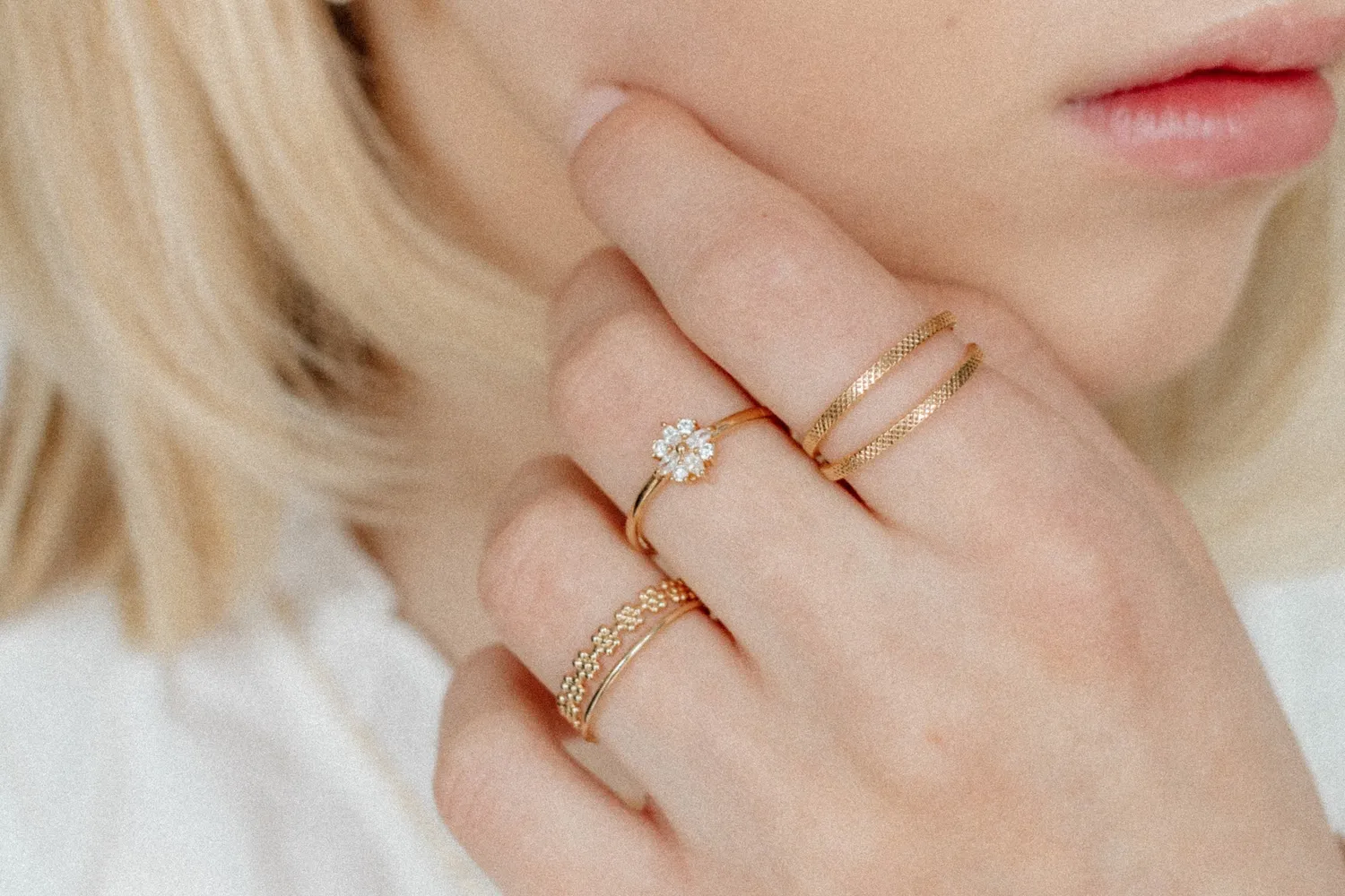Eremis Olivette ring gullbelagt 18 karat