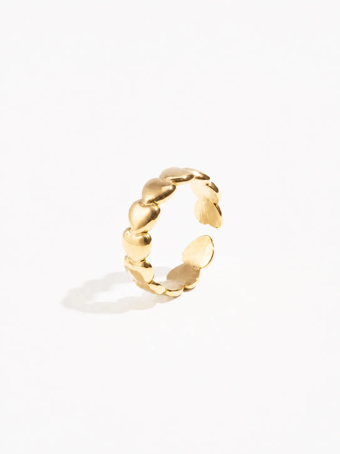 Mea Nani Hello Love ring 14K gull justerbar