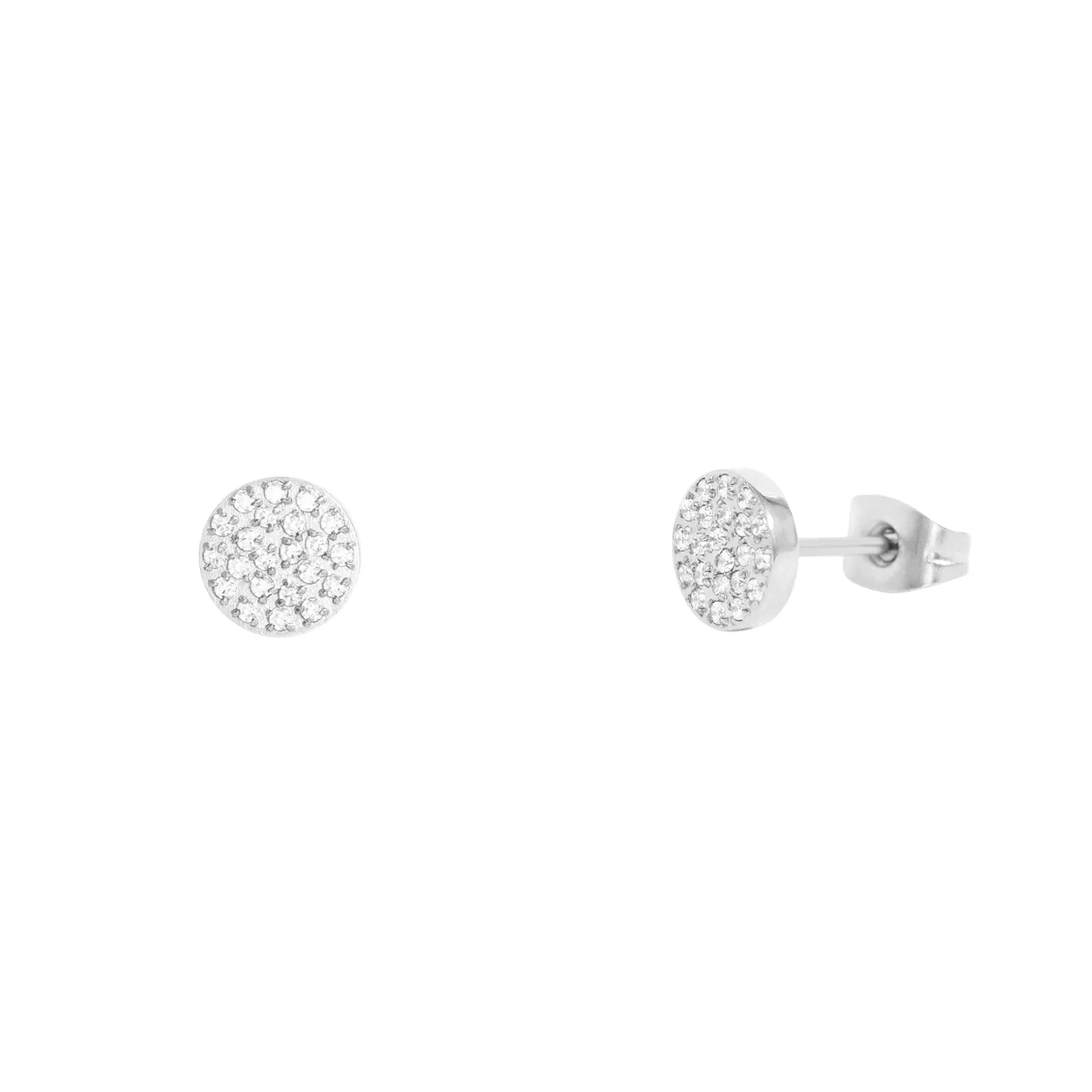 Mea Nani Everyday Icon Studs øredobber stål pavé