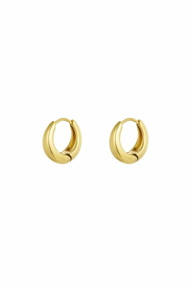 Mea Nani Sofi Hoops øredobber 14K gull vanntette