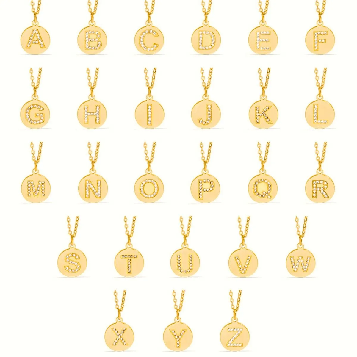 Mea Nani She’s Iconic Initial halskjede 18K bokstav A-Y