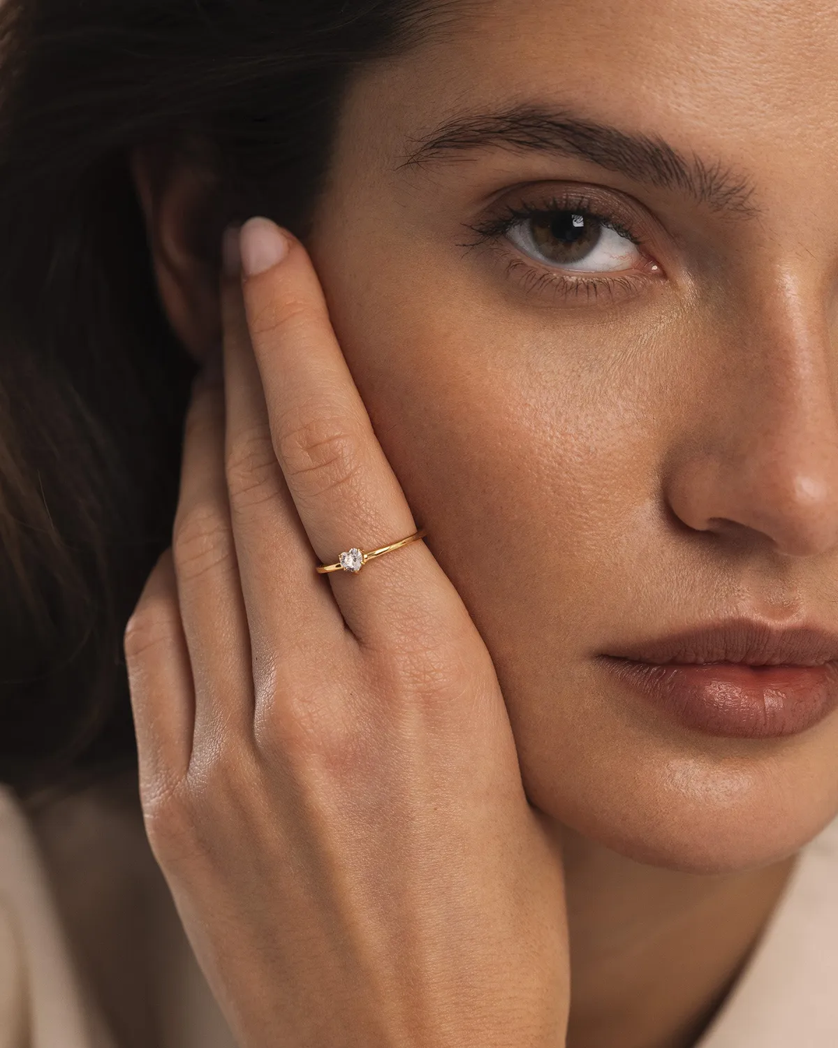 Mockberg Beloved Ring ring gull zirkonia