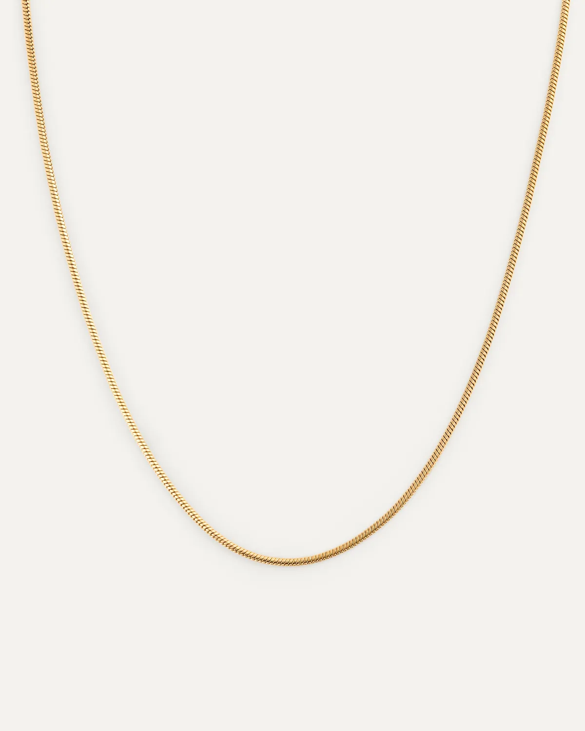 Mockberg Snake Chain 450 halskjede gull 1,5 millimeter