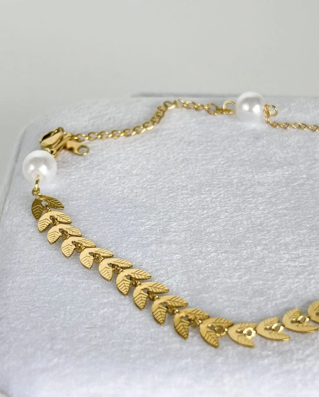 Mea Nani Jewellery Naya ankellenke 18K perler