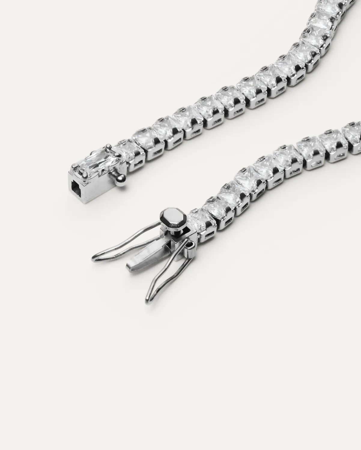 Mockberg Margaux Steel armbånd sølv zirkonia
