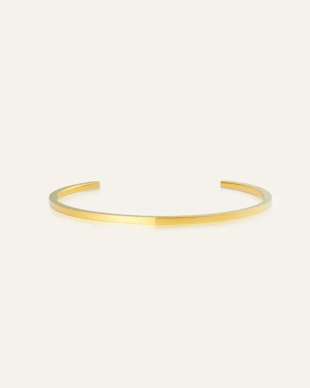 Mockberg Sleek Bangle Small armbånd gull 17 cm