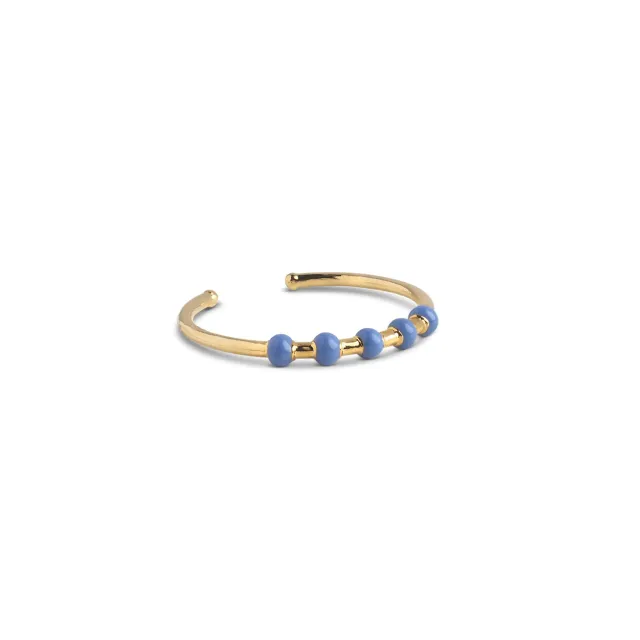 Enamel Lola R105 ring Cornflower justerbar 48-52