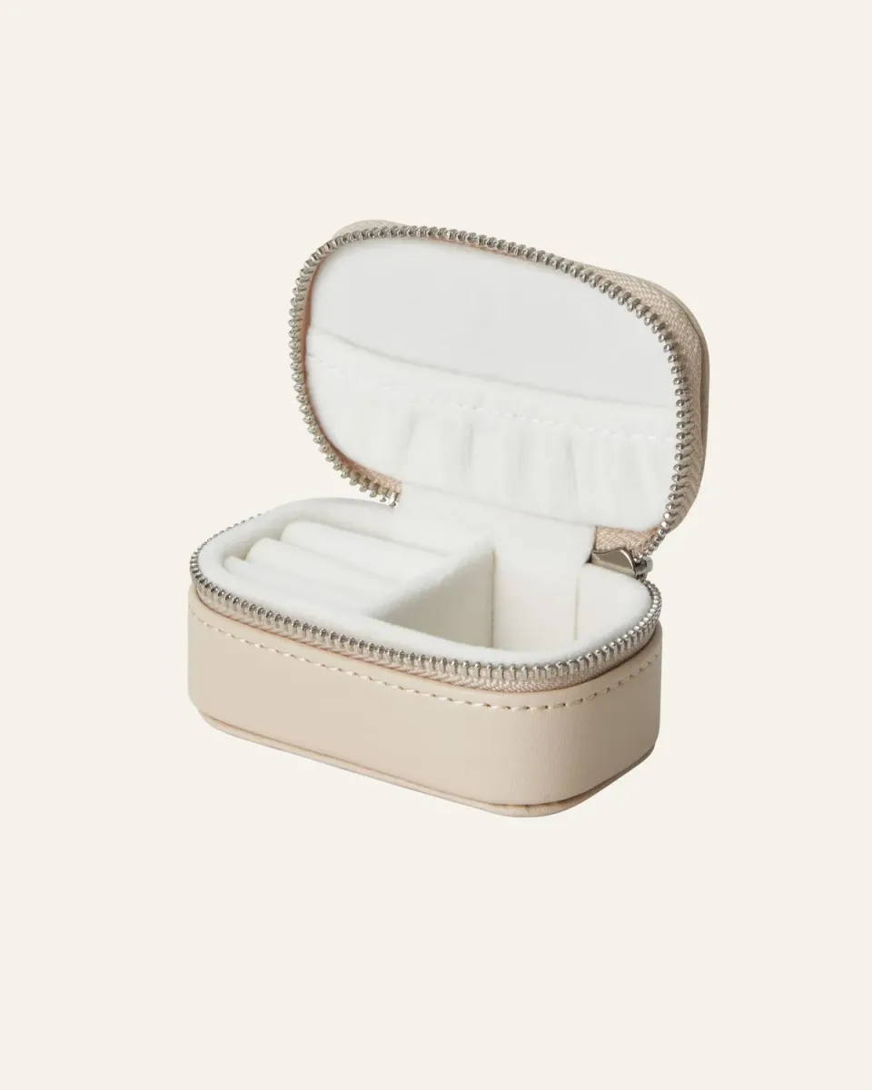 Mockberg Jewelry Case Box Mini smykkeskrin beige