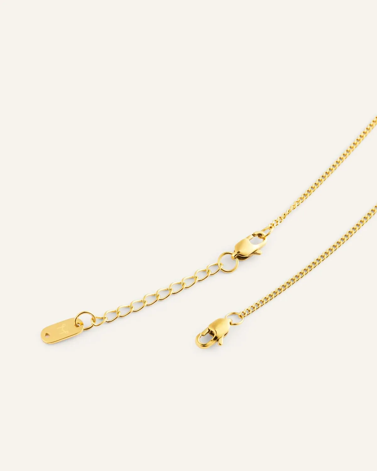 Mockberg Thin Curb Chain Small armbånd gull