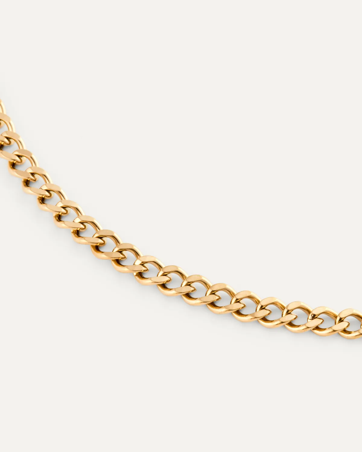 Mockberg Curb Chain Bracelet armbånd gull Small