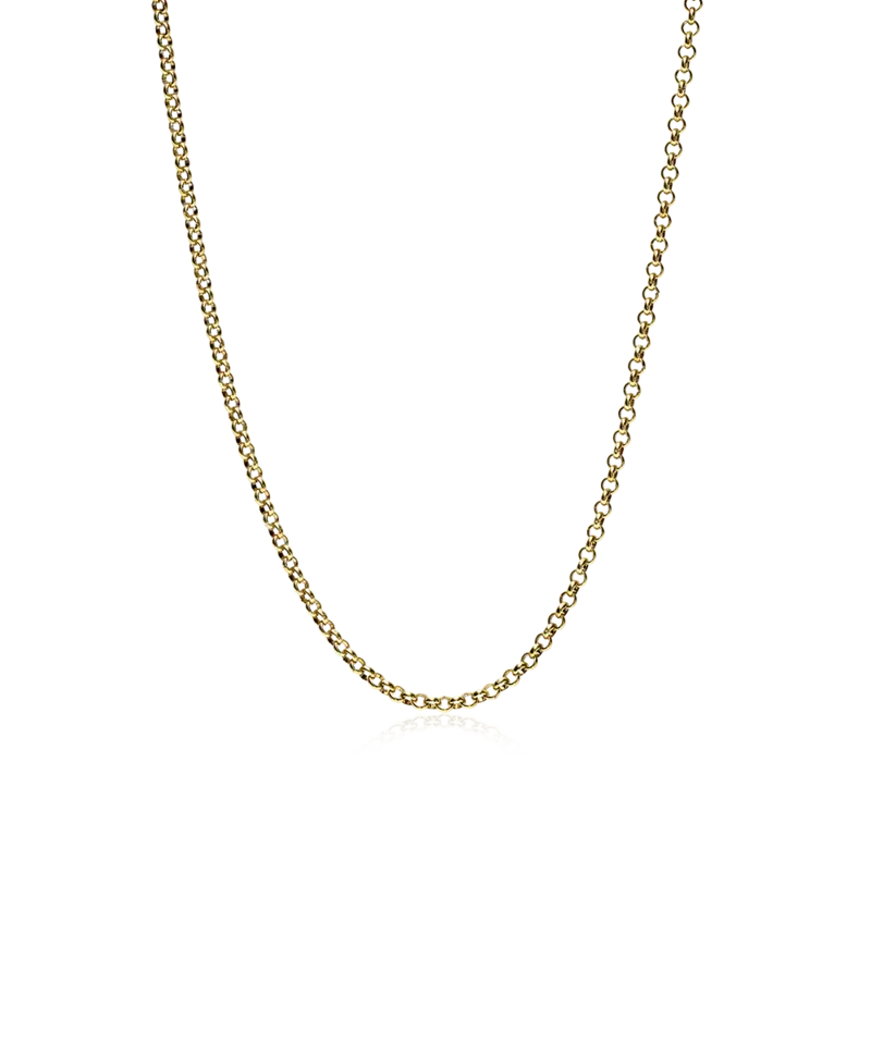 Blomdahl Tiny Box Chain halskjede gull 48–52 cm nikkelfritt