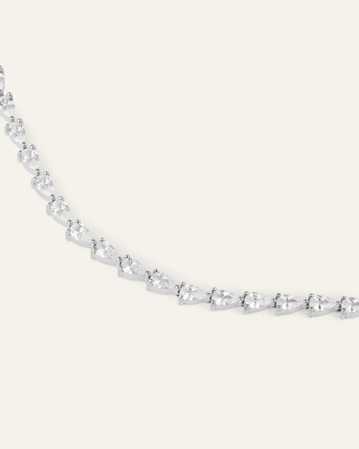 Mockberg Zina armbånd Small sølv zirkonia