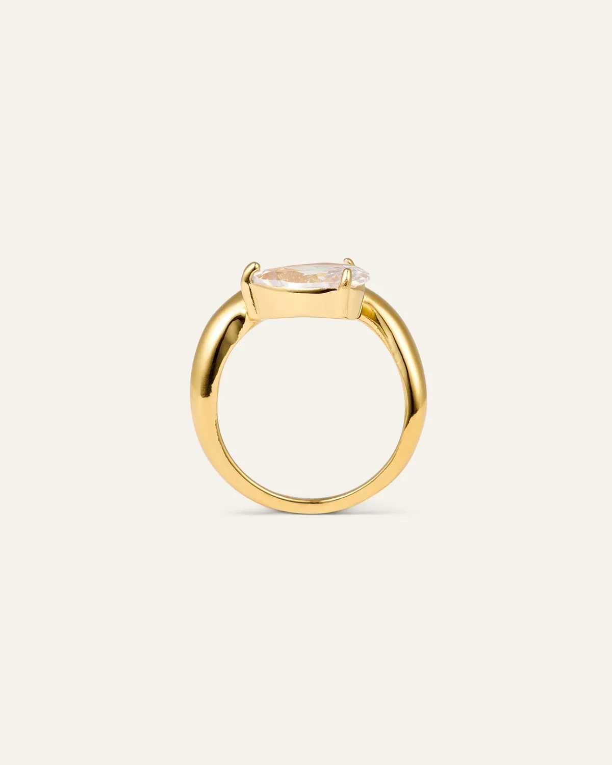 Mockberg Amara Ring ring gull zirkonia