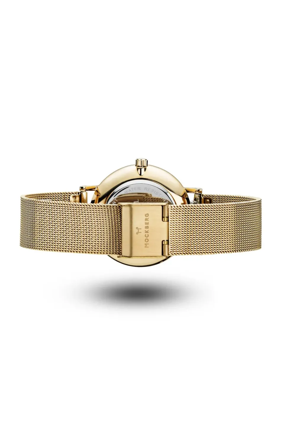 Mockberg By Mockberg klokkereim mesh gull 34 mm