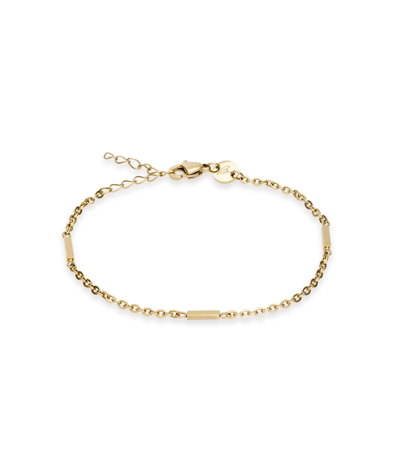 Blomdahl Grace armbånd 15,5–19 cm gullfarget