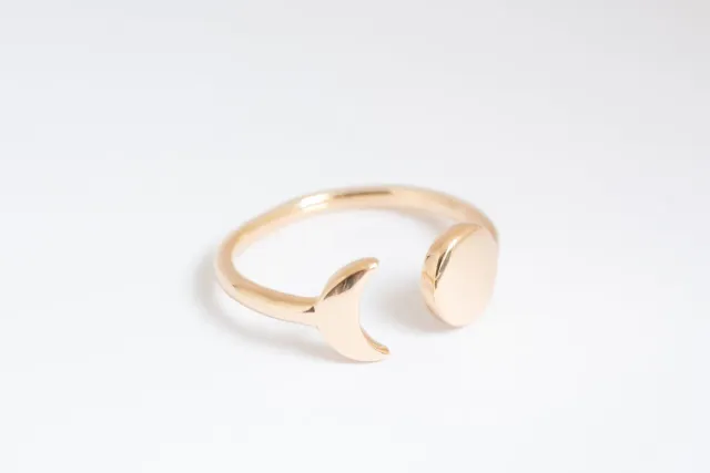 Eremis Lyra ring gull justerbar 18 karat