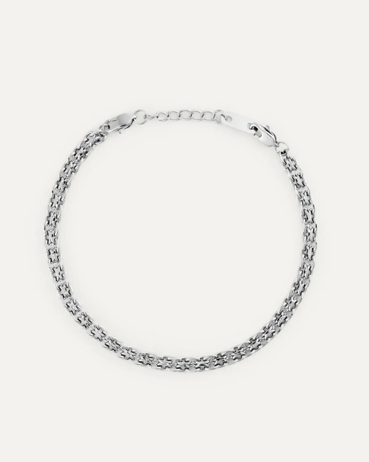 Mockberg Darling armbånd sølv klassisk lenke