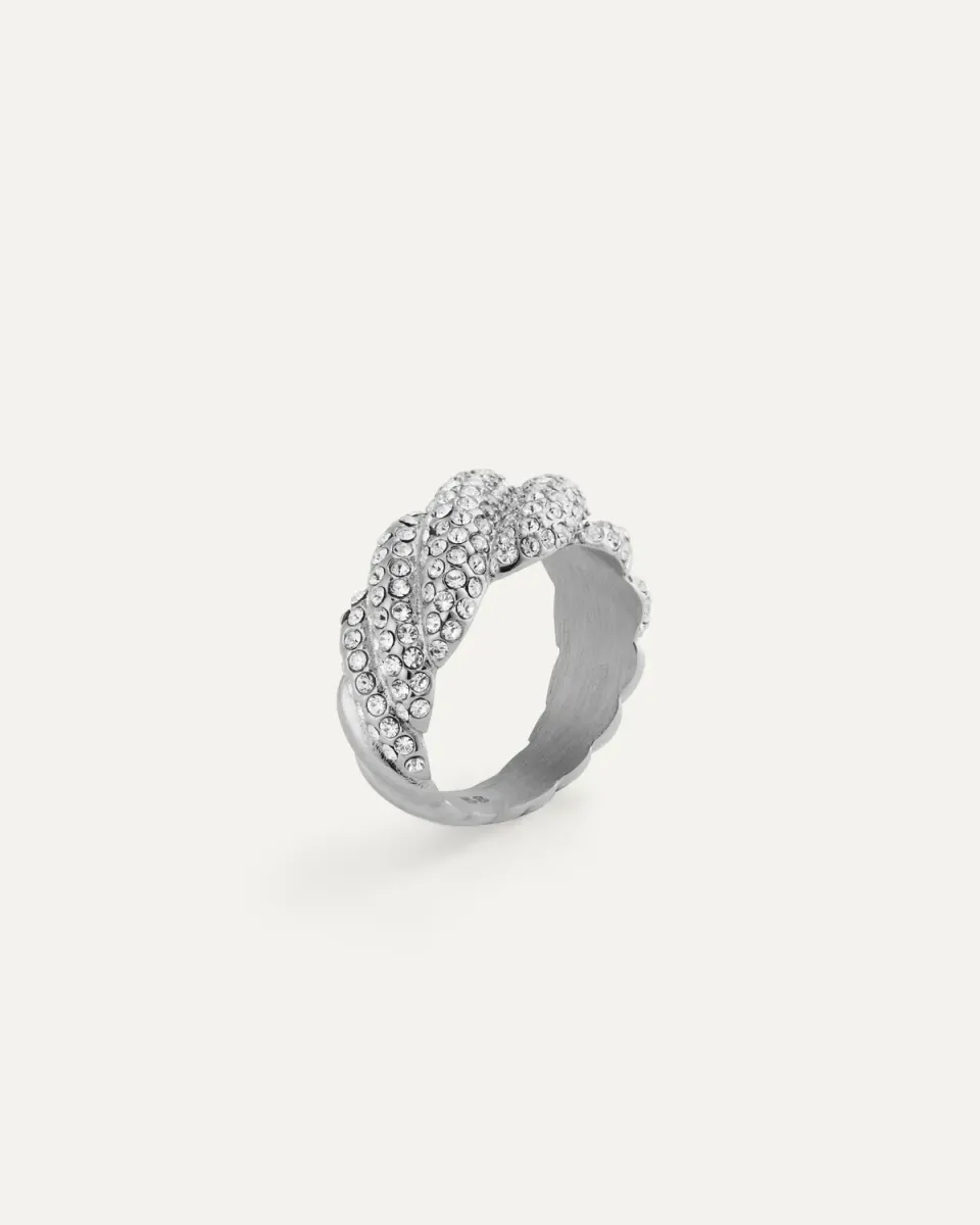 Mockberg Sola ring 50 sølv Preciosa størrelse 50