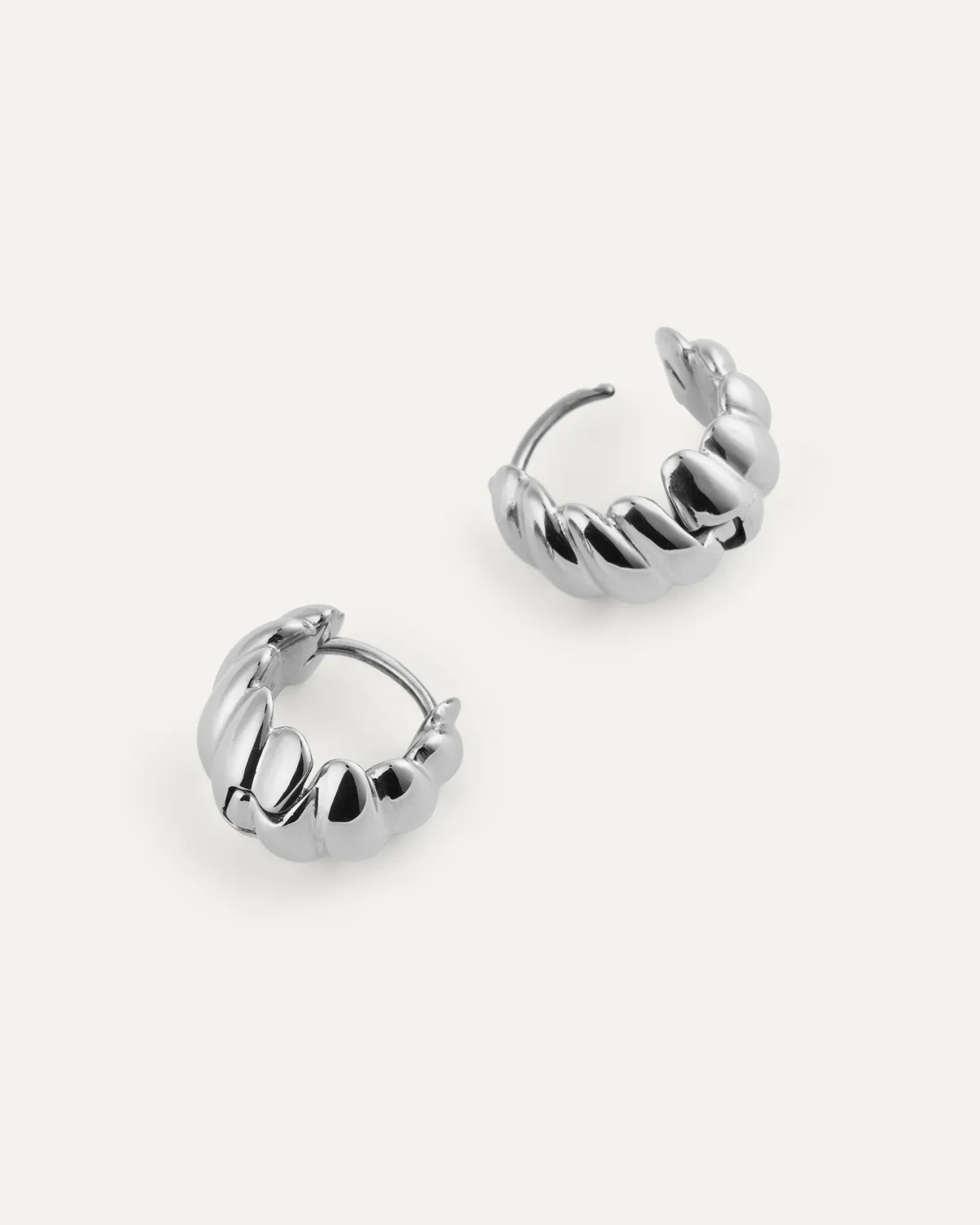 Mockberg Seléne Medium Hoops øreringer sølv 18 mm
