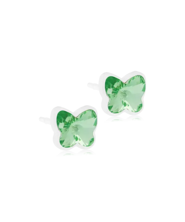 Blomdahl Butterfly øredobber peridot plast 5 mm