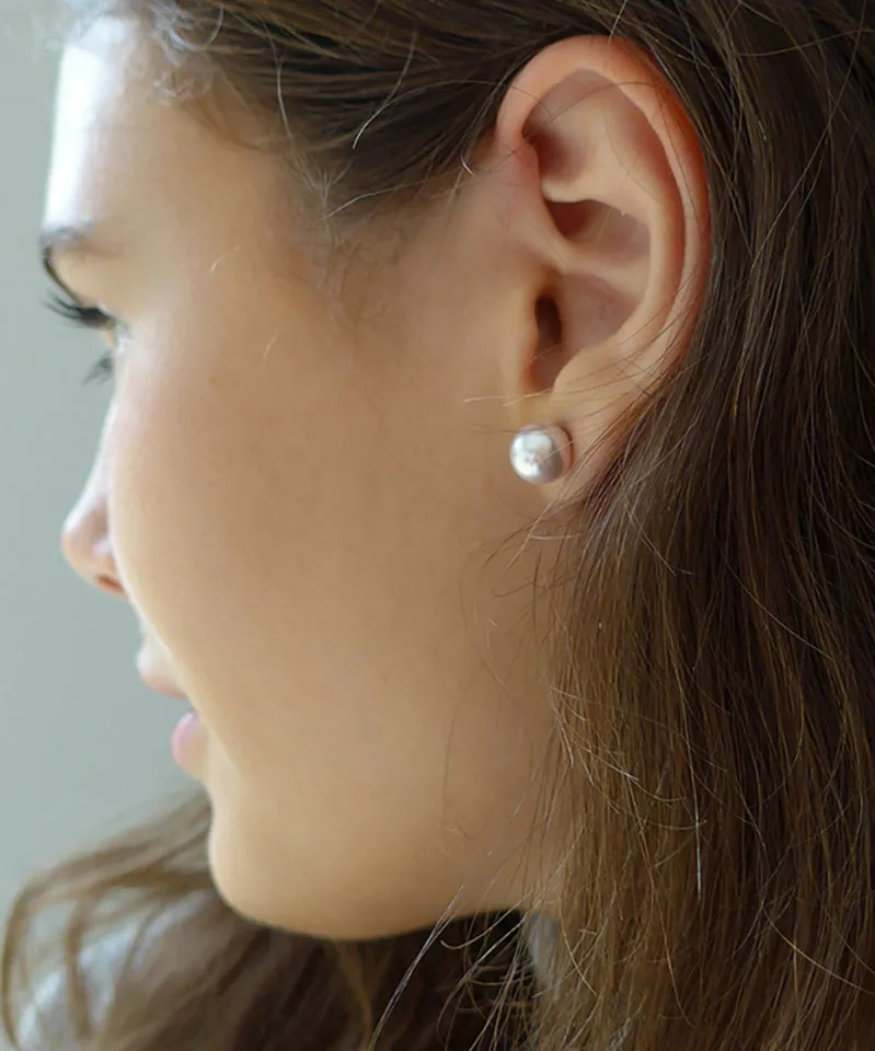 Blomdahl Pearl øredobber light rose titan nikkelfrie