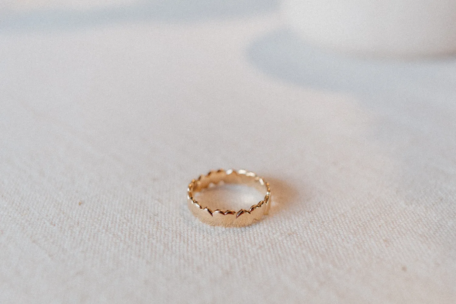 Eremis Corana ring gull 18 karat vannbestandig