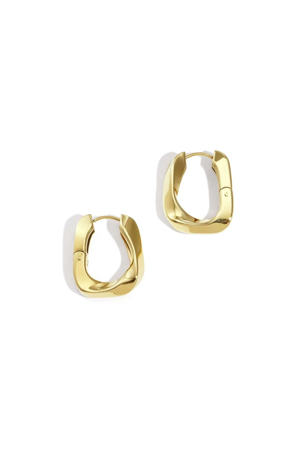 Mea Nani Senna Hoops øredobber gull chunky