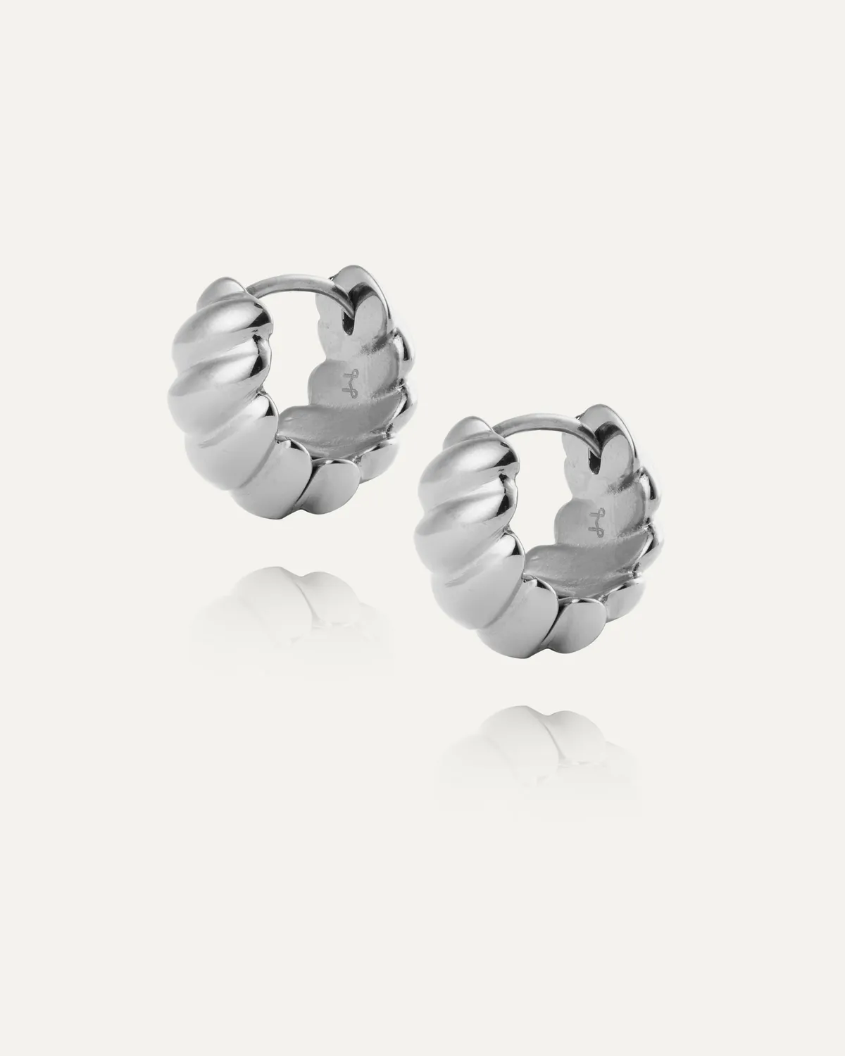 Mockberg Seléne Medium Hoops øreringer sølv 18 mm