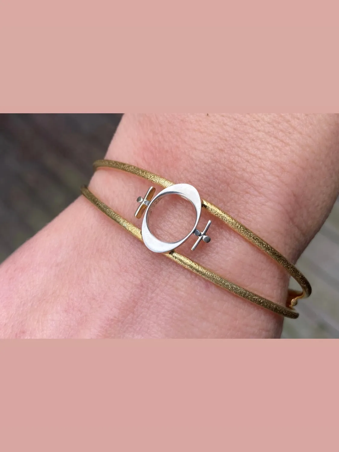 Sivia Femina armring sølv Small