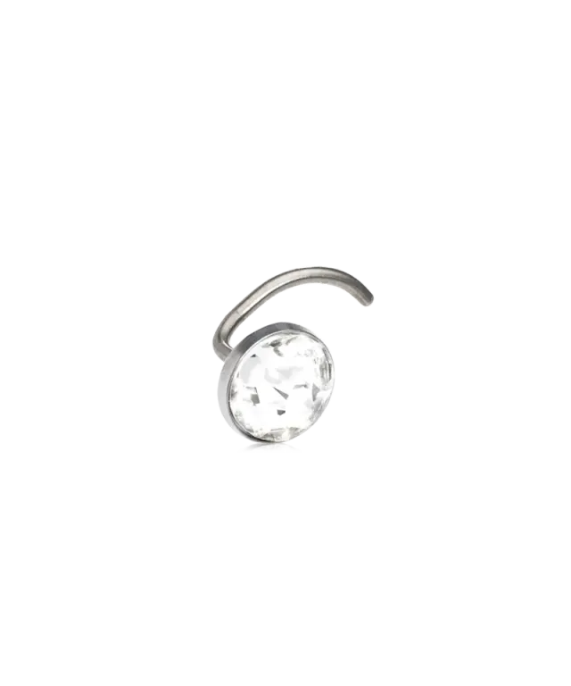 Blomdahl Bezel nesesmykke crystal 5 mm nikkelfri