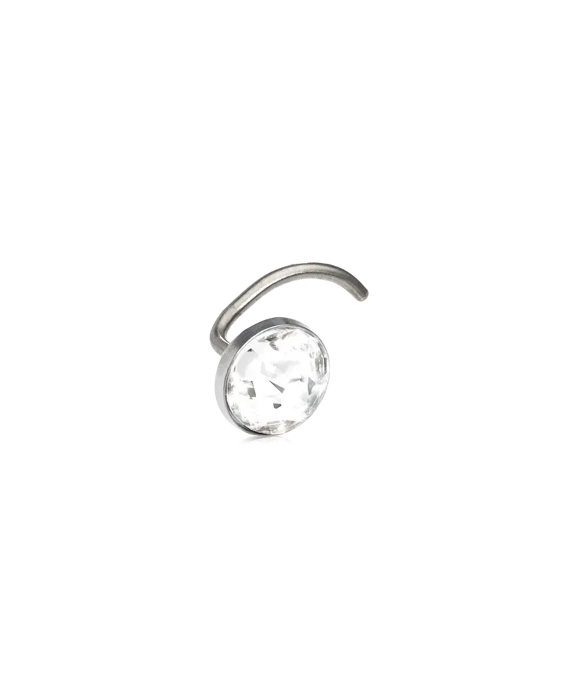 Blomdahl Bezel nesesmykke crystal 5 mm nikkelfri