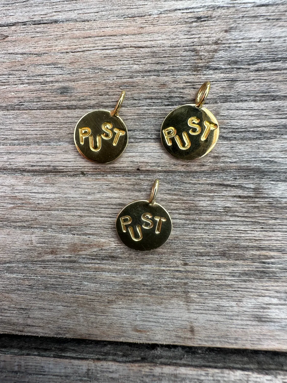 Sivia Pust anheng sølv 12 mm