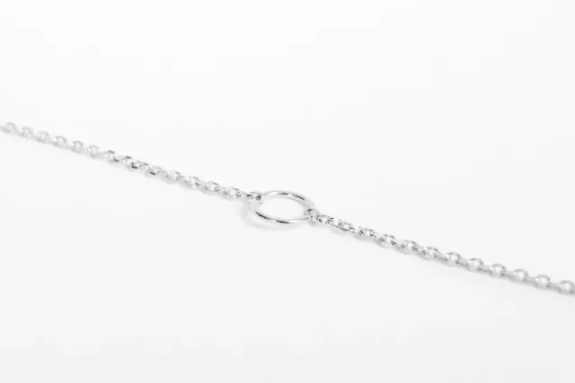 Eremis armbånd liten ring 5 mm sølv 925