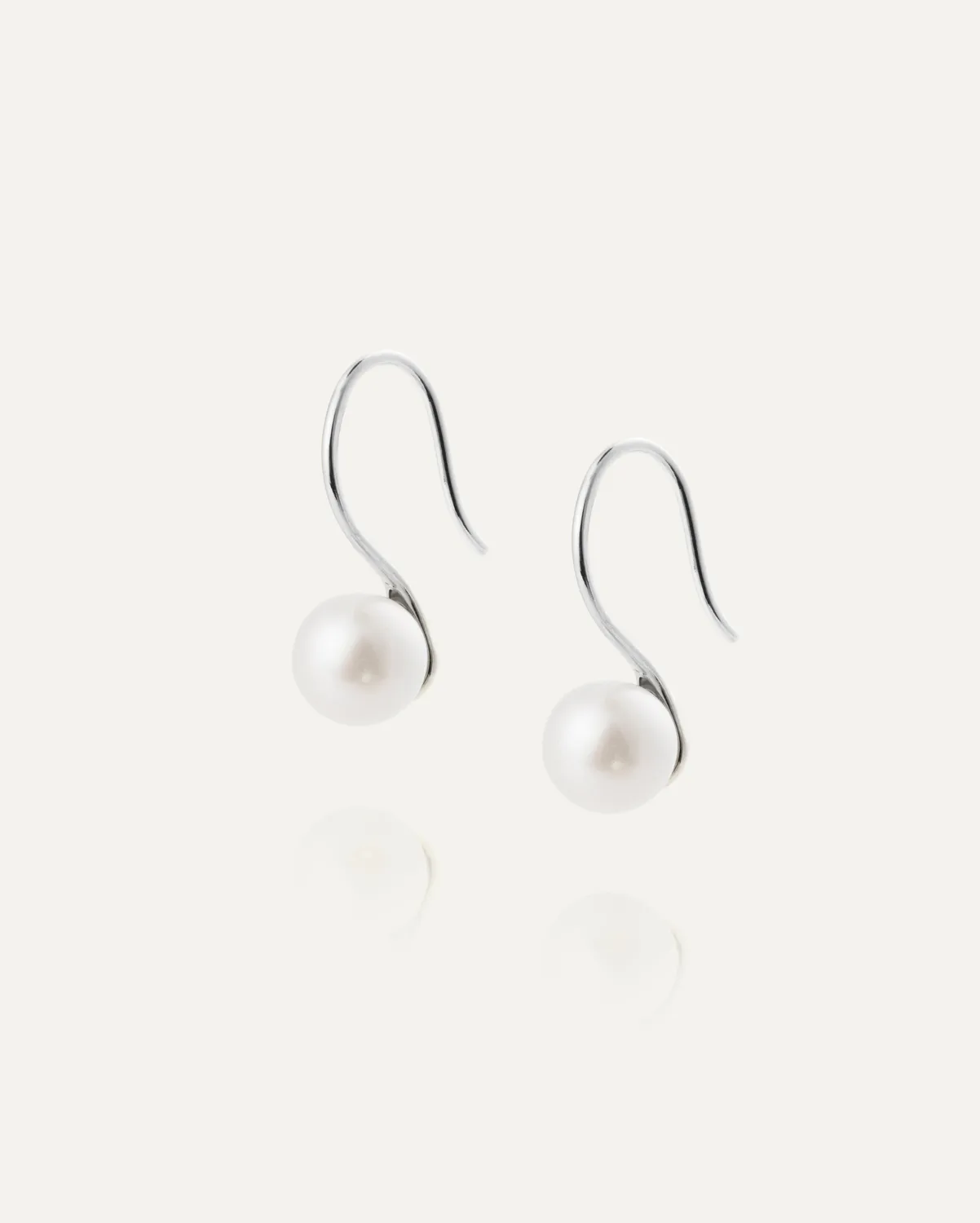 Mockberg Dream Pearl øredobber sølv 18 mm