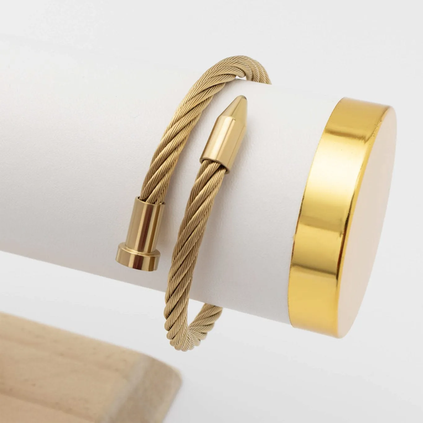 Mea Nani The Brace Cuff herrearmbånd 18K gull