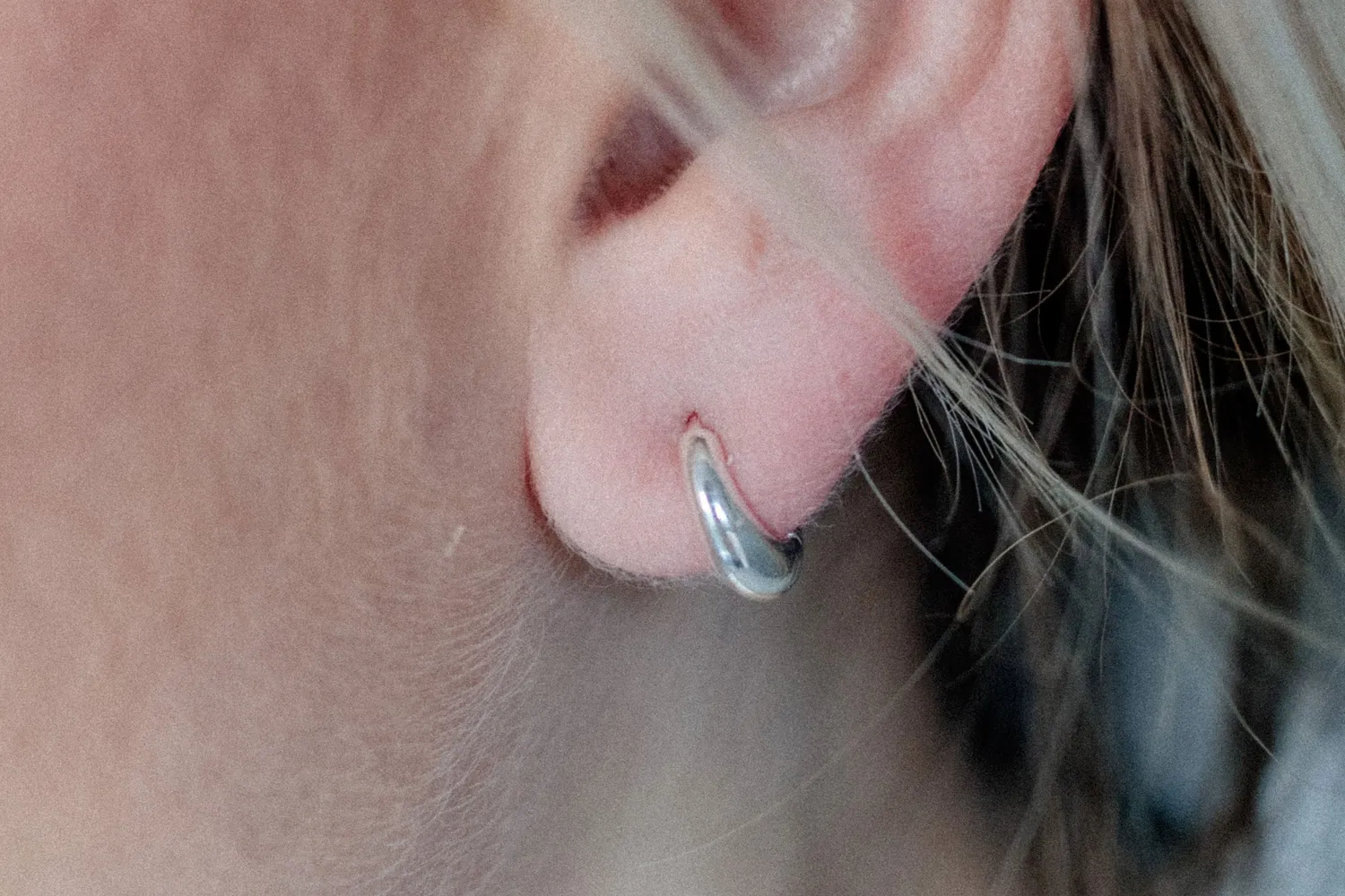 Eremis Selin hoop øredobber 12 mm sterlingsølv