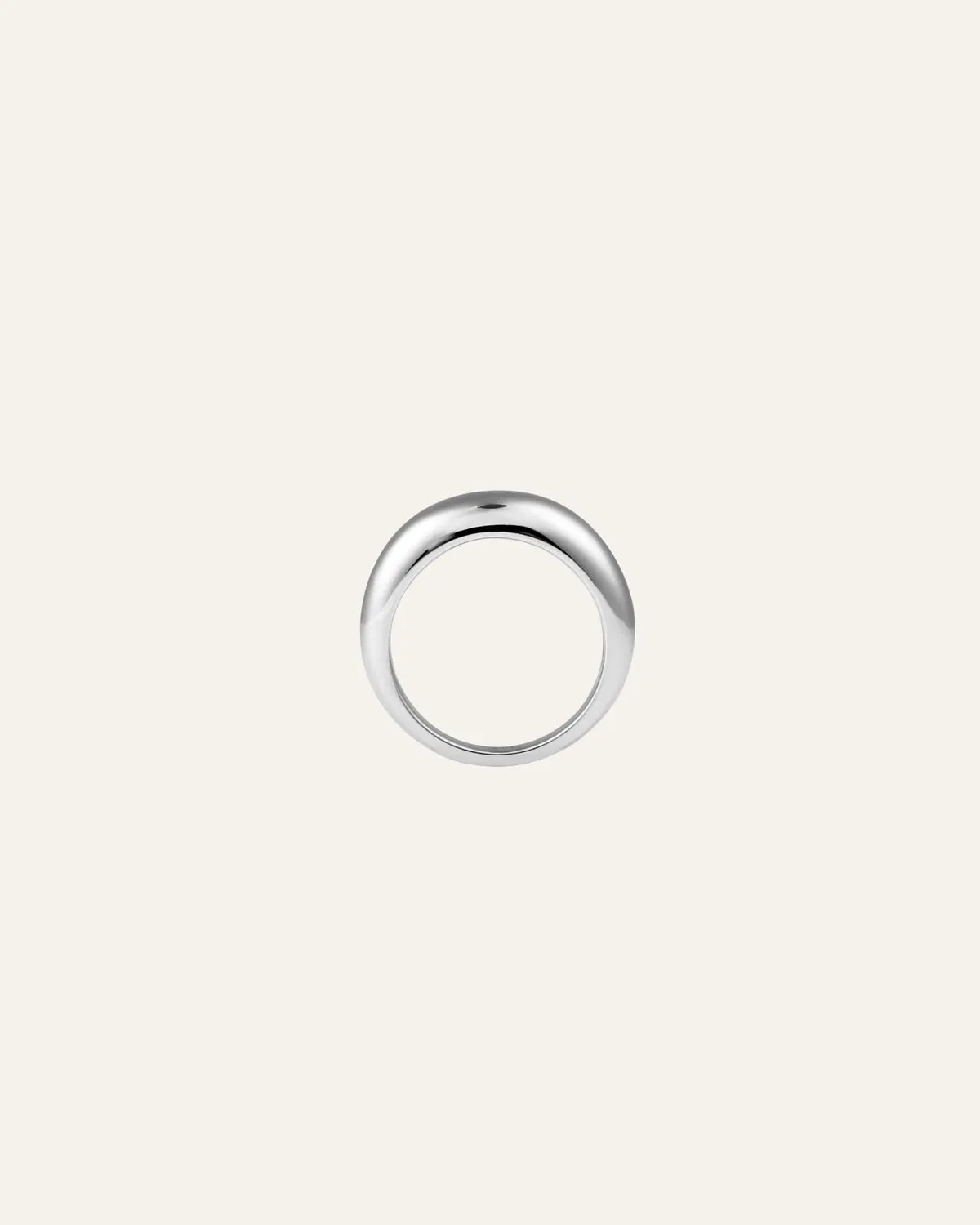 Mockberg Bold ring sølv 50 bred vanntett