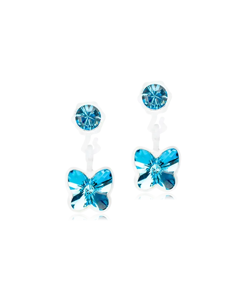 Blomdahl Pendant Butterfly øredobb aquamarine 4/5 mm