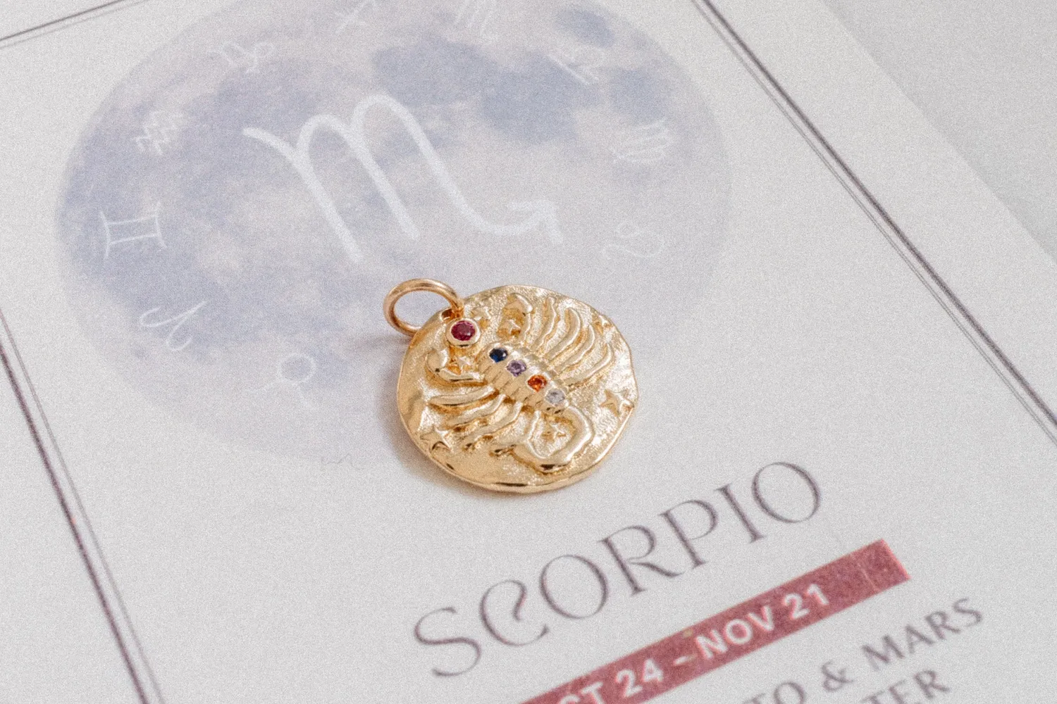 Eremis Scorpio charm stjernetegn 15 mm