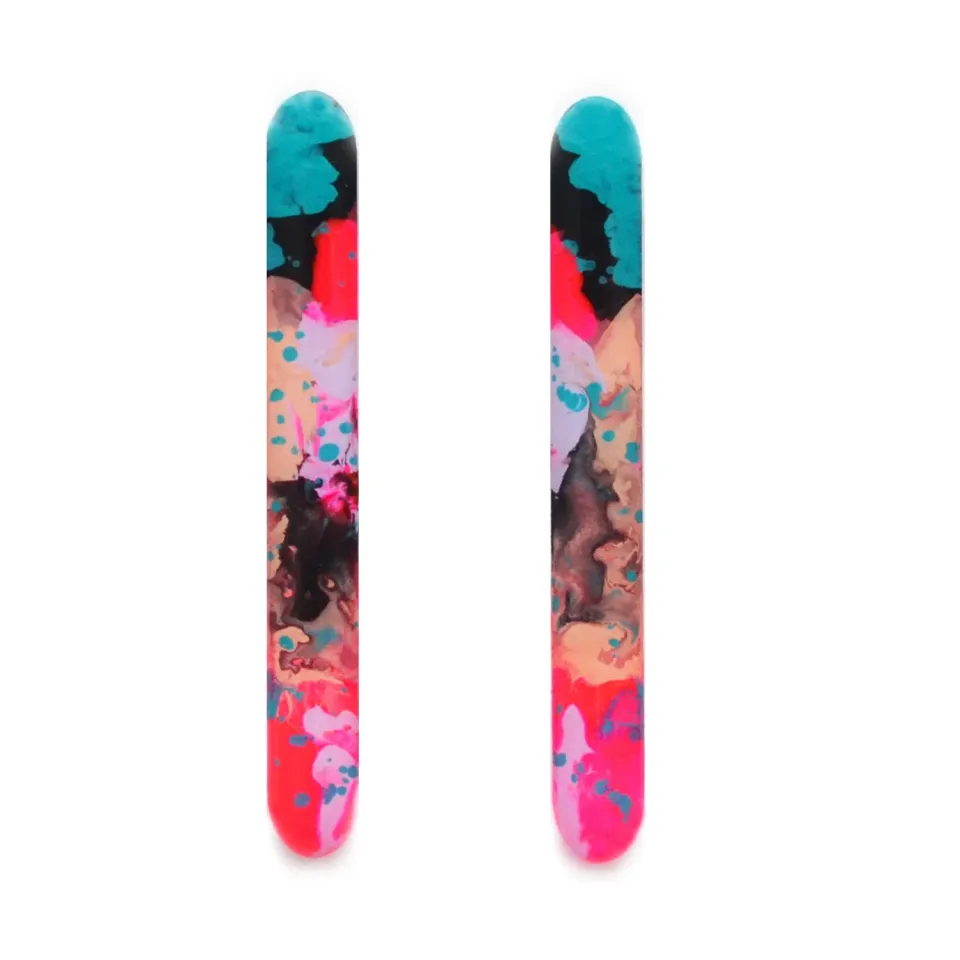 BooandBooFactory Watercolor Bar stud øredobber rosa blå