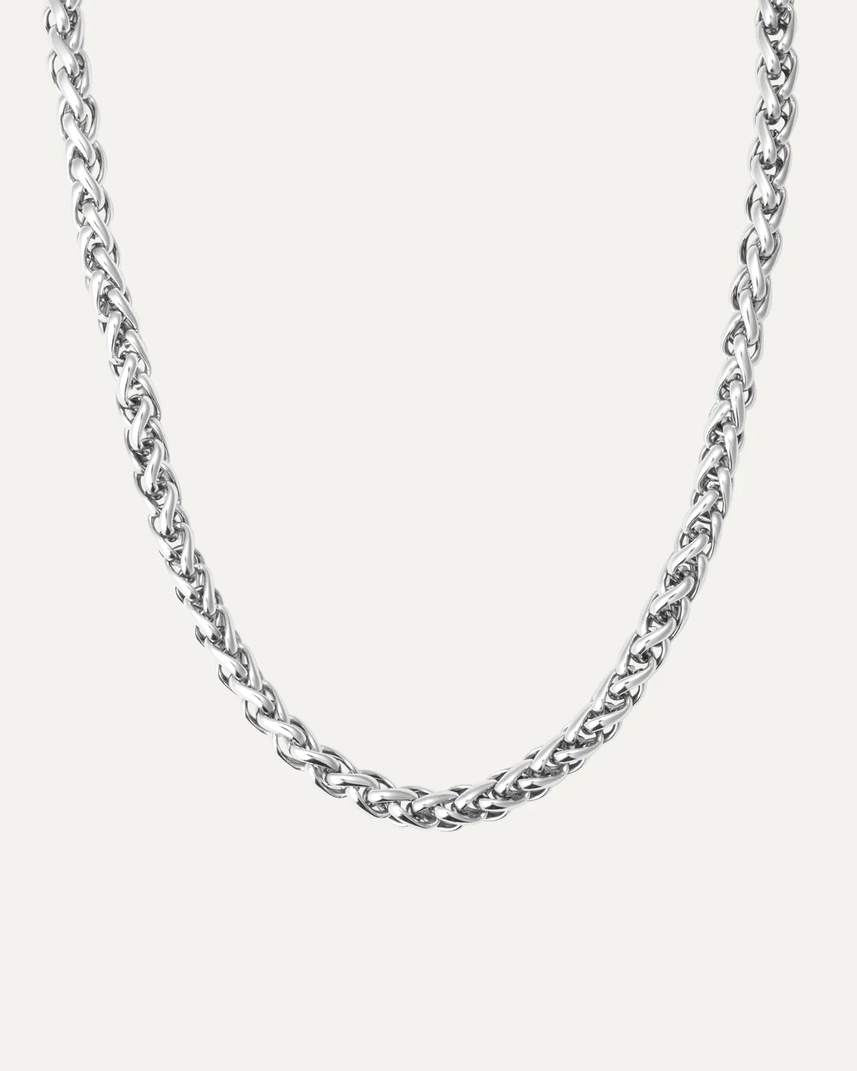 Mockberg Rebel Chain Necklace halskjede sølv 450 mm